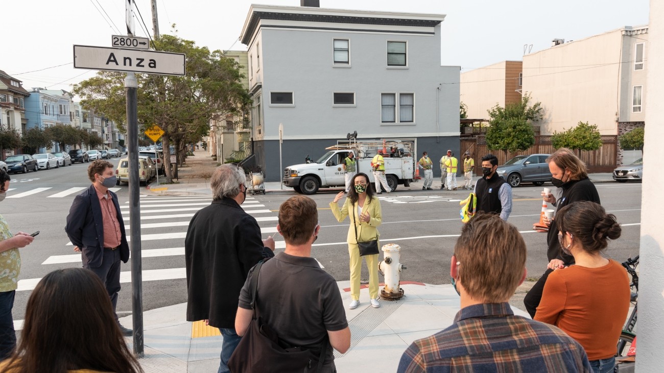 SFMTA Commences Bicycle And Pedestrian Improvements Along Anza Street ...